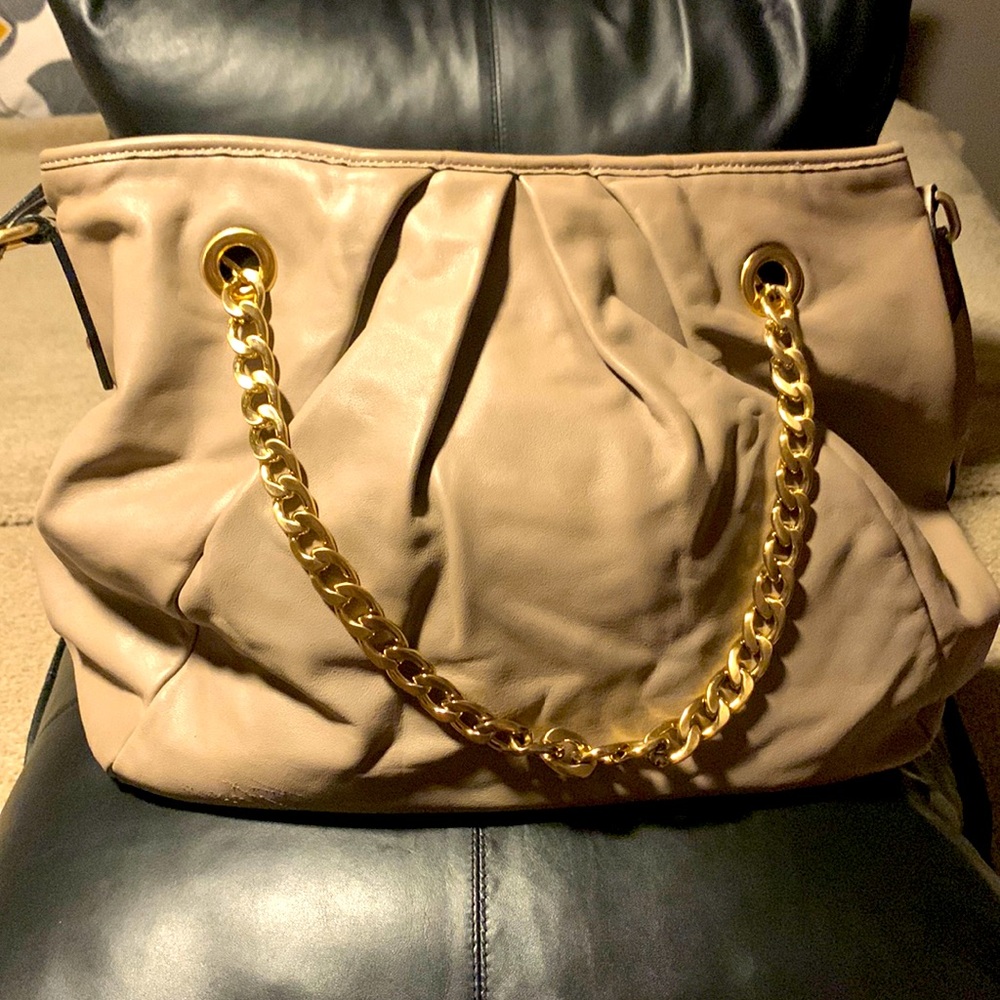 Ann Taylor leather hobo bag